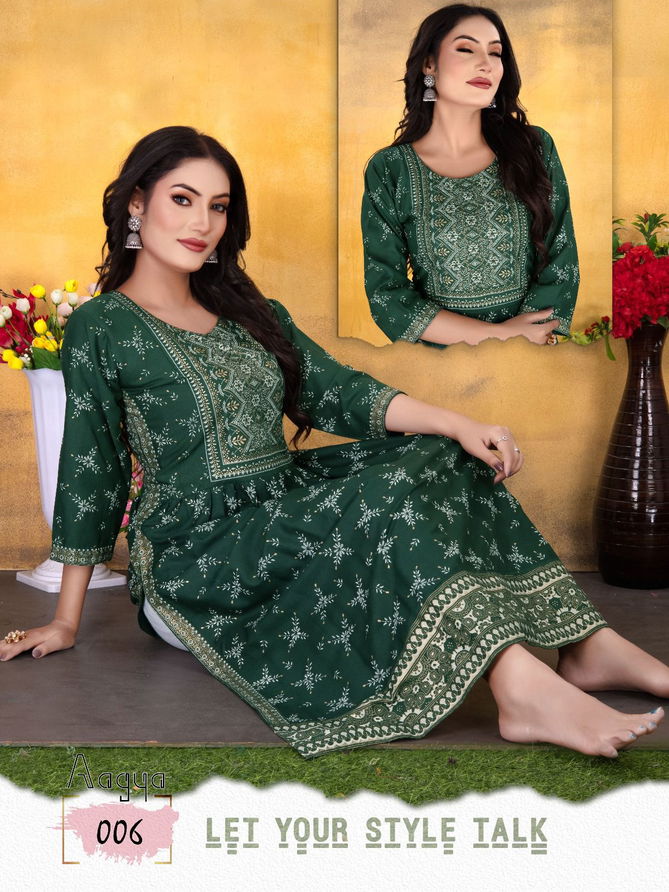 Aagya Naira Long Kurti Catalog